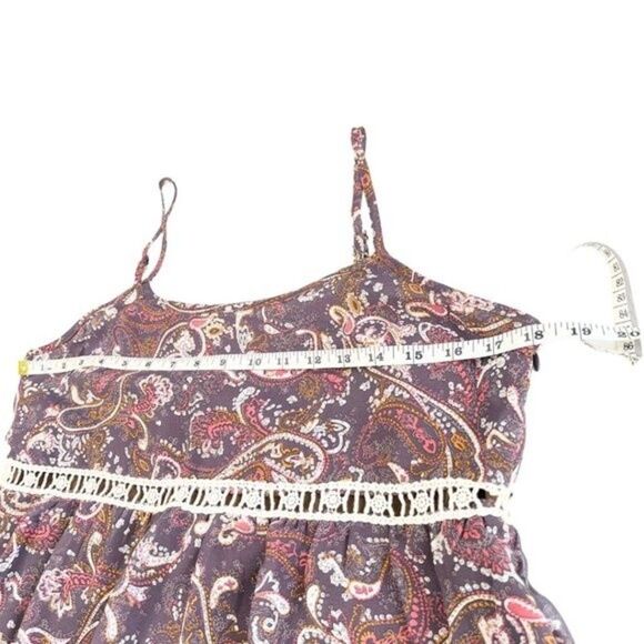 Hayden Los Angeles | Paisley Print Spaghetti Strap Dress Size Medium - Picture 12 of 15